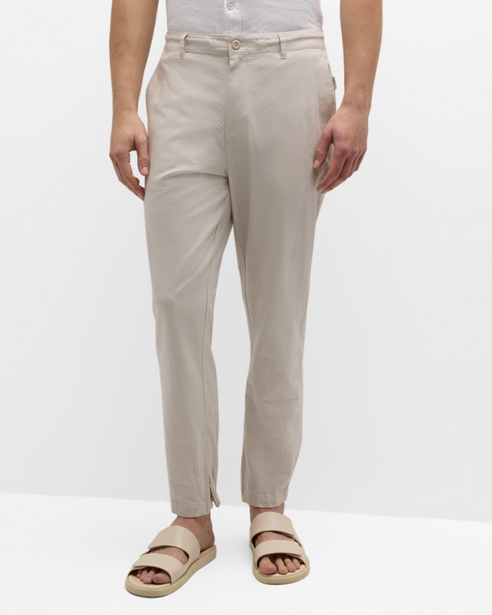 Men's Stretch Linen Travel Pants Product Image