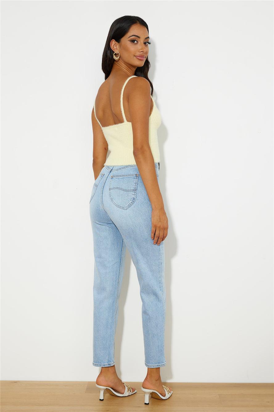 LEE High Moms Jeans Luminous Product Image
