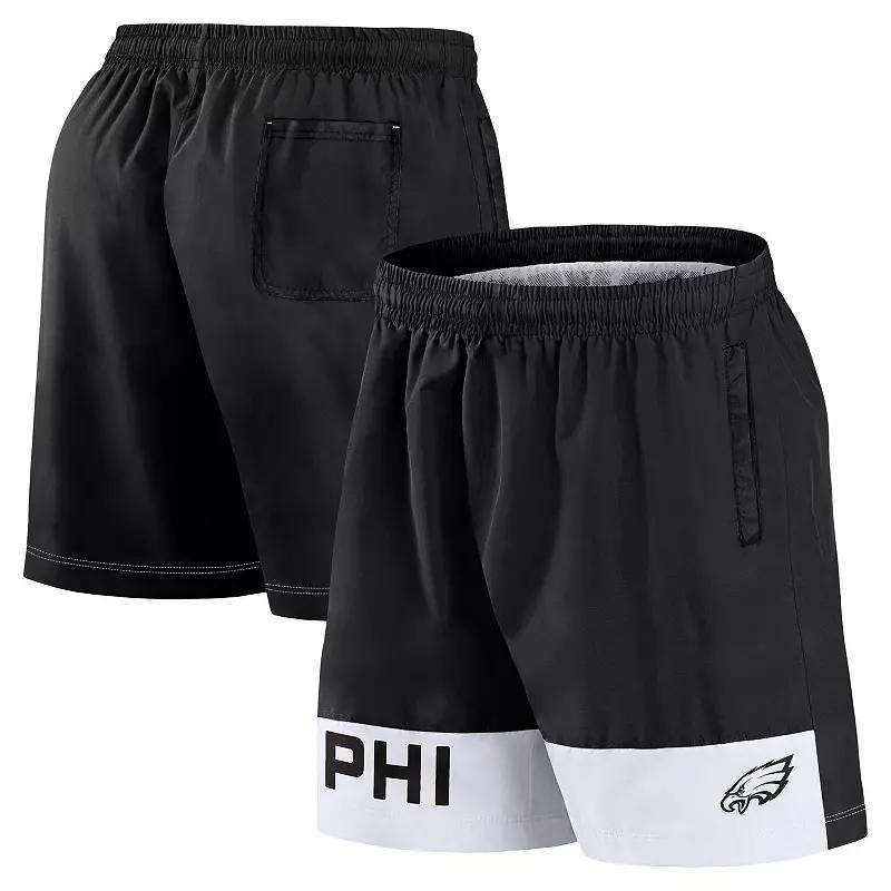 Men's Fanatics Black Philadelphia Eagles Elements Shorts,  Product Image