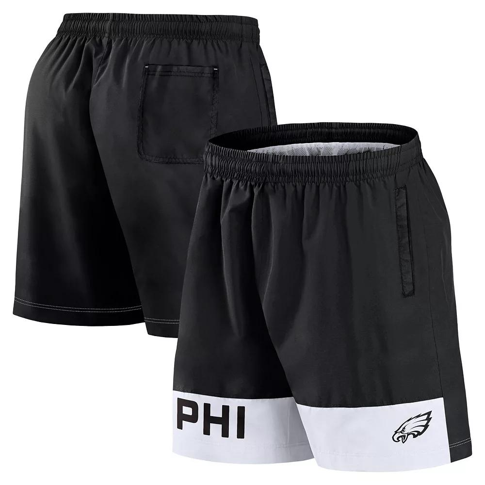 Men's Fanatics Black Philadelphia Eagles Elements Shorts,  Product Image