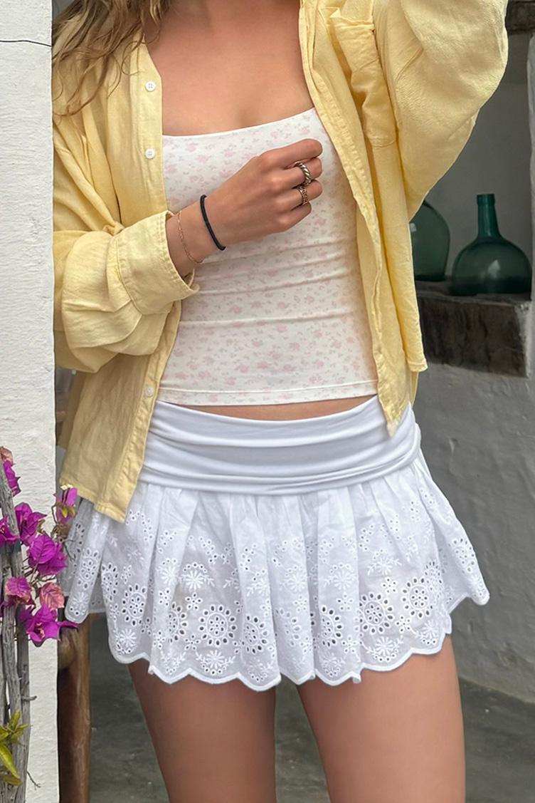 Broderie anglaise skort Product Image