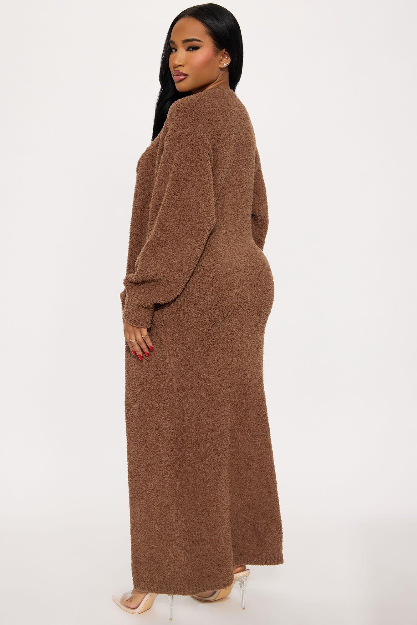 Living In It Cardigan - Mocha Female Product Image