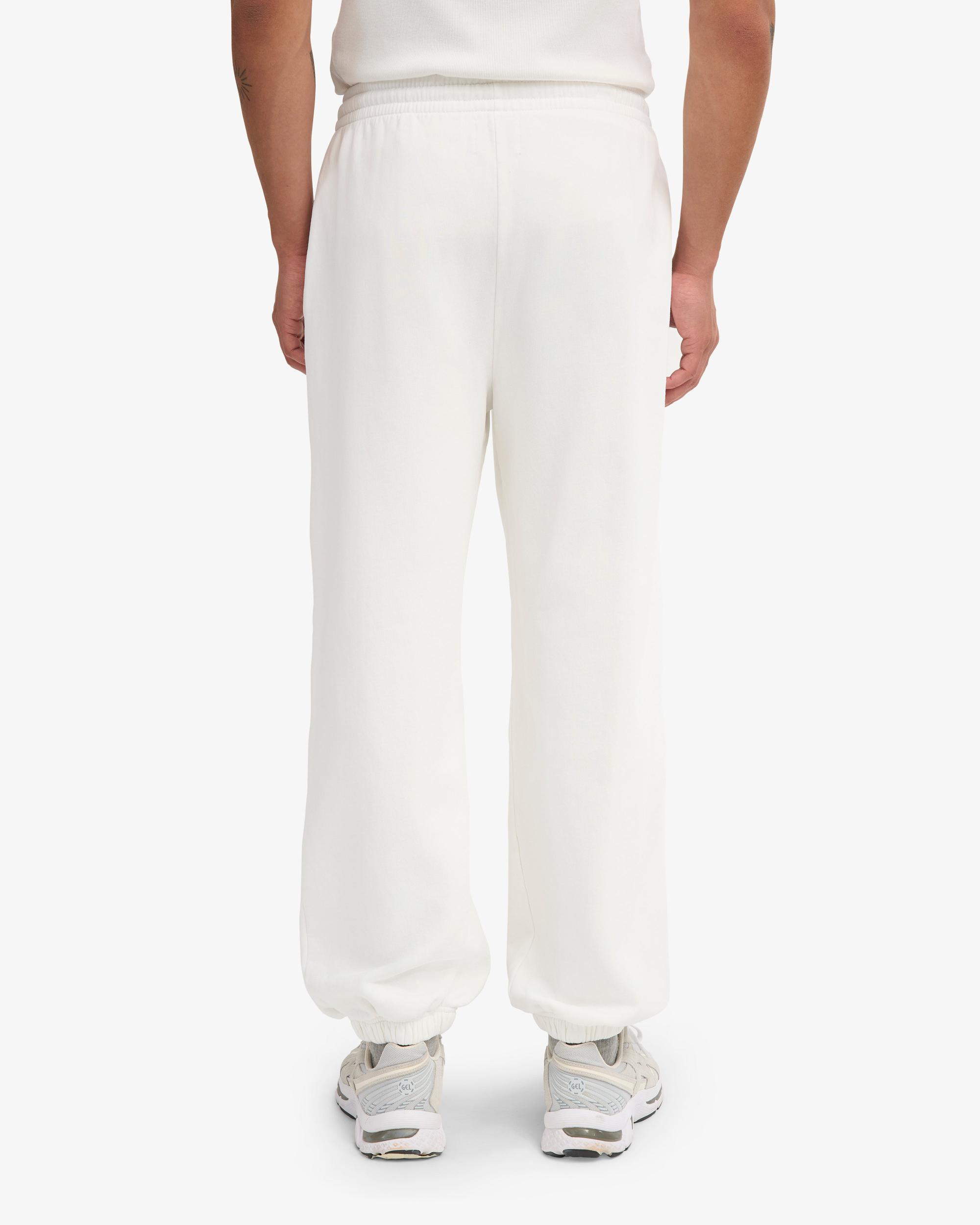 Organic Relaxed Sweatpants - Optical White Product Image