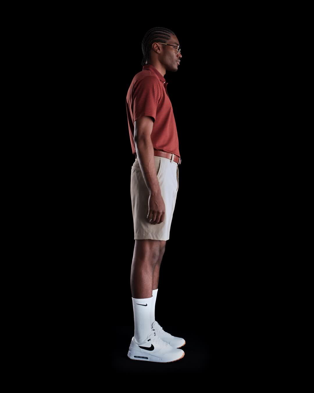 Nike Mens Tour Dri-FIT Striped Golf Polo | FZ7479-237 Product Image