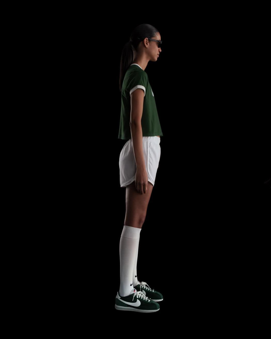 Womens Nike Sportswear Graphic Ringer T-Shirt | IF4072-323 Product Image