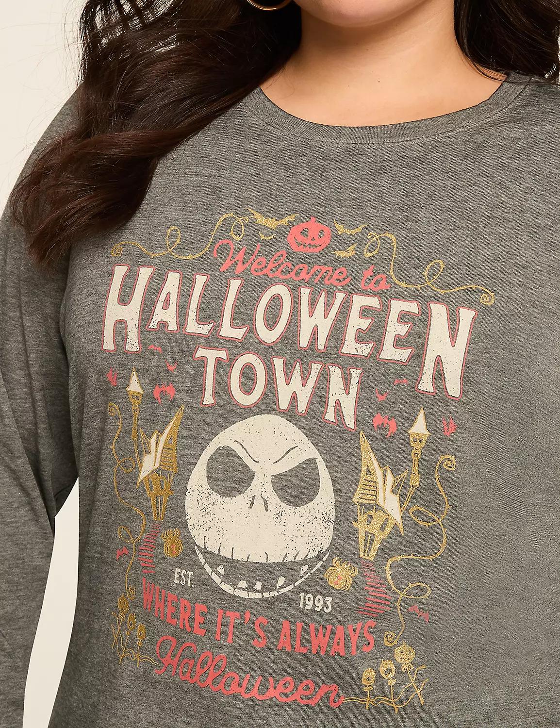 Halloween Town Long-Sleeve Graphic Tee Product Image