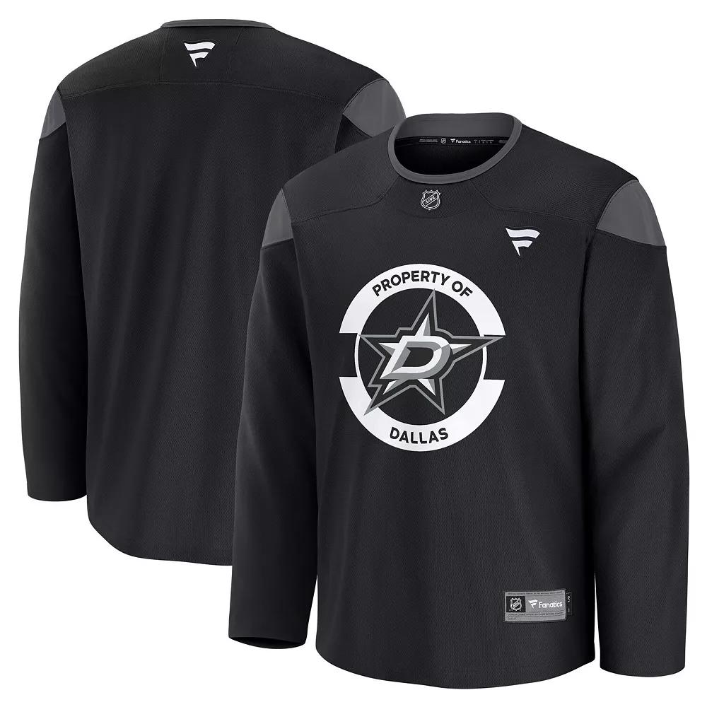 Men's Fanatics Black Dallas Stars Home Practice Jersey, Size: Large, Str Black Product Image