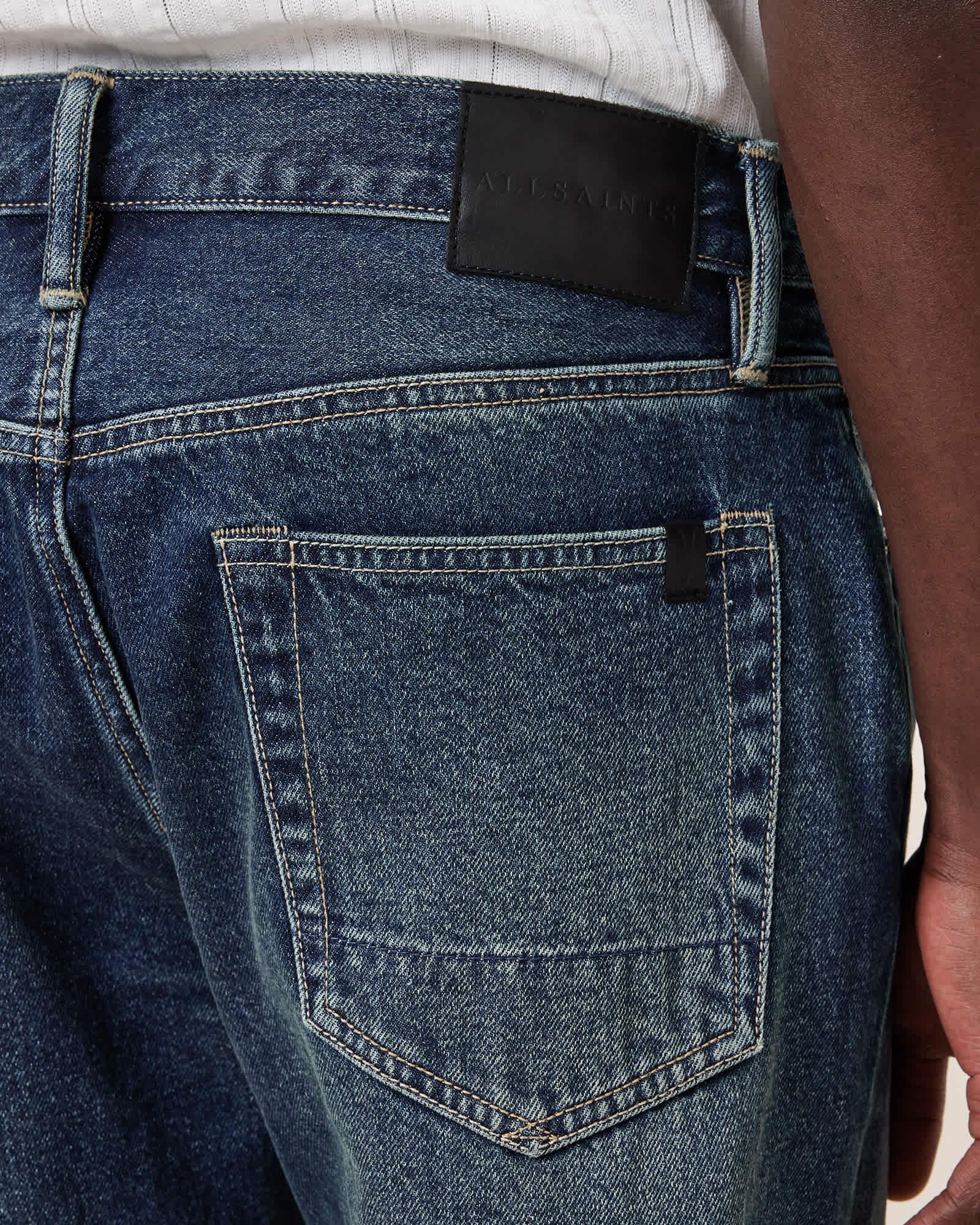 Reid Straight Fit Denim Jeans Product Image