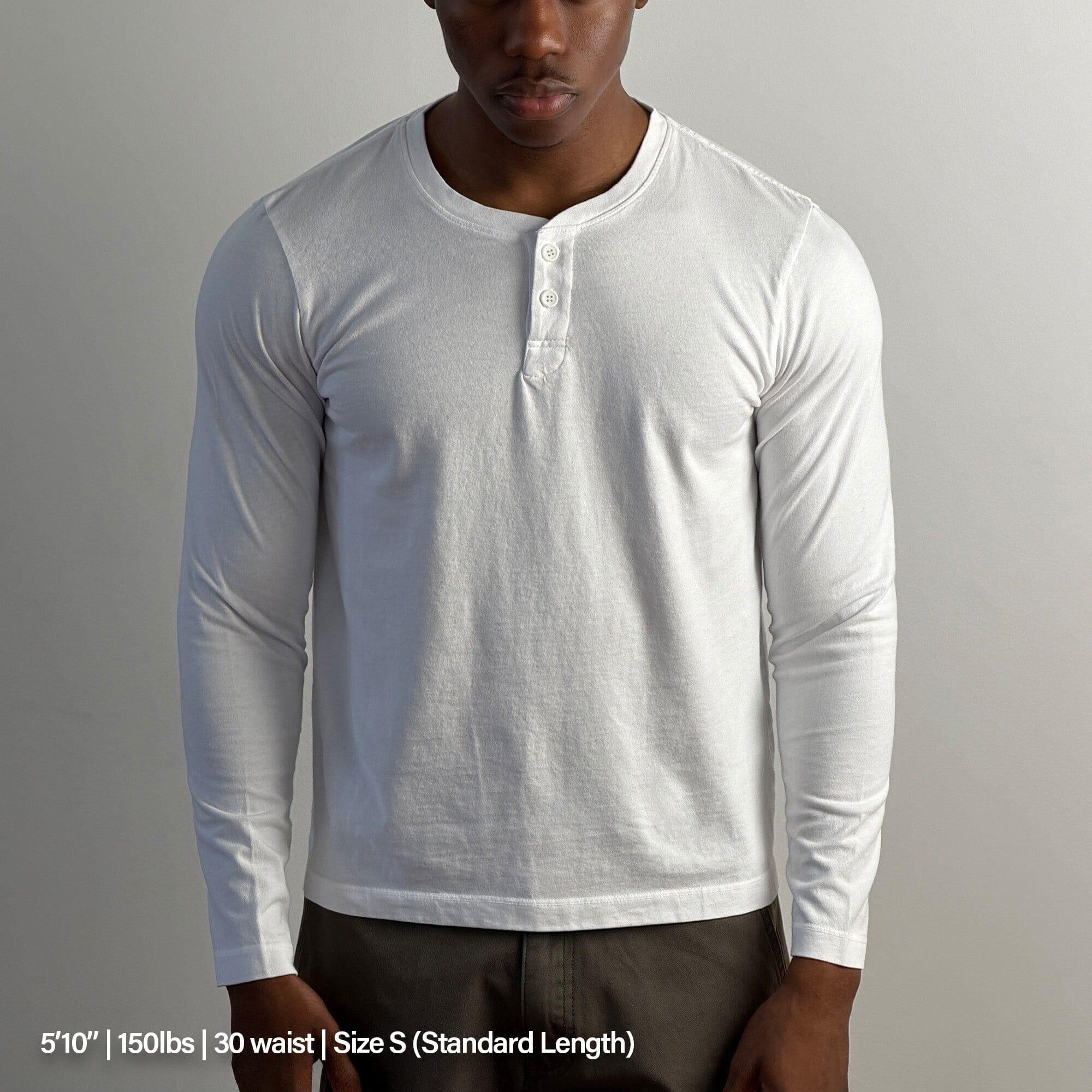 Los Feliz Crop Muscle Tee | Henley Long Sleeve Male Product Image