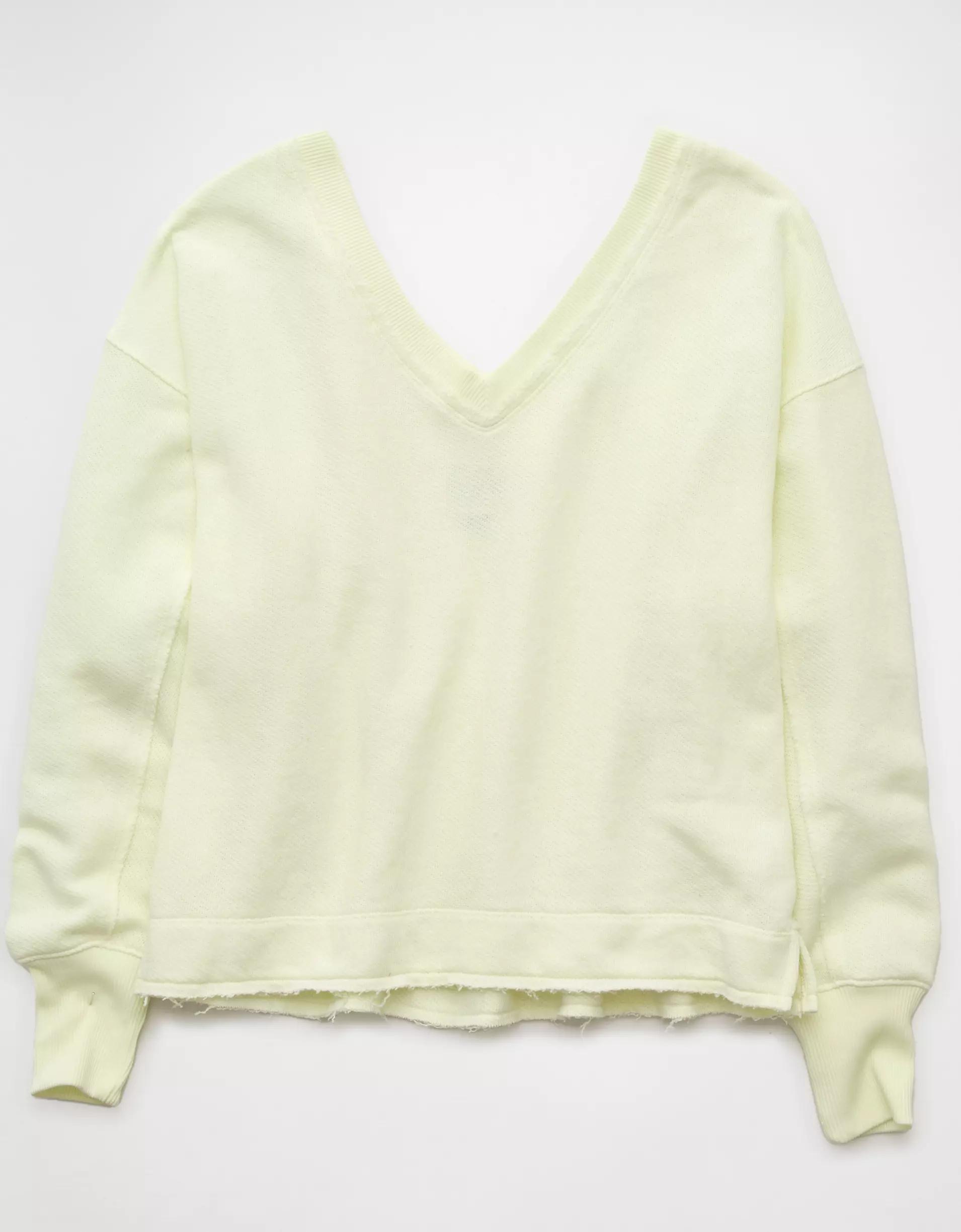 AE Saltwash Double V-Neck Sweatshirt Product Image