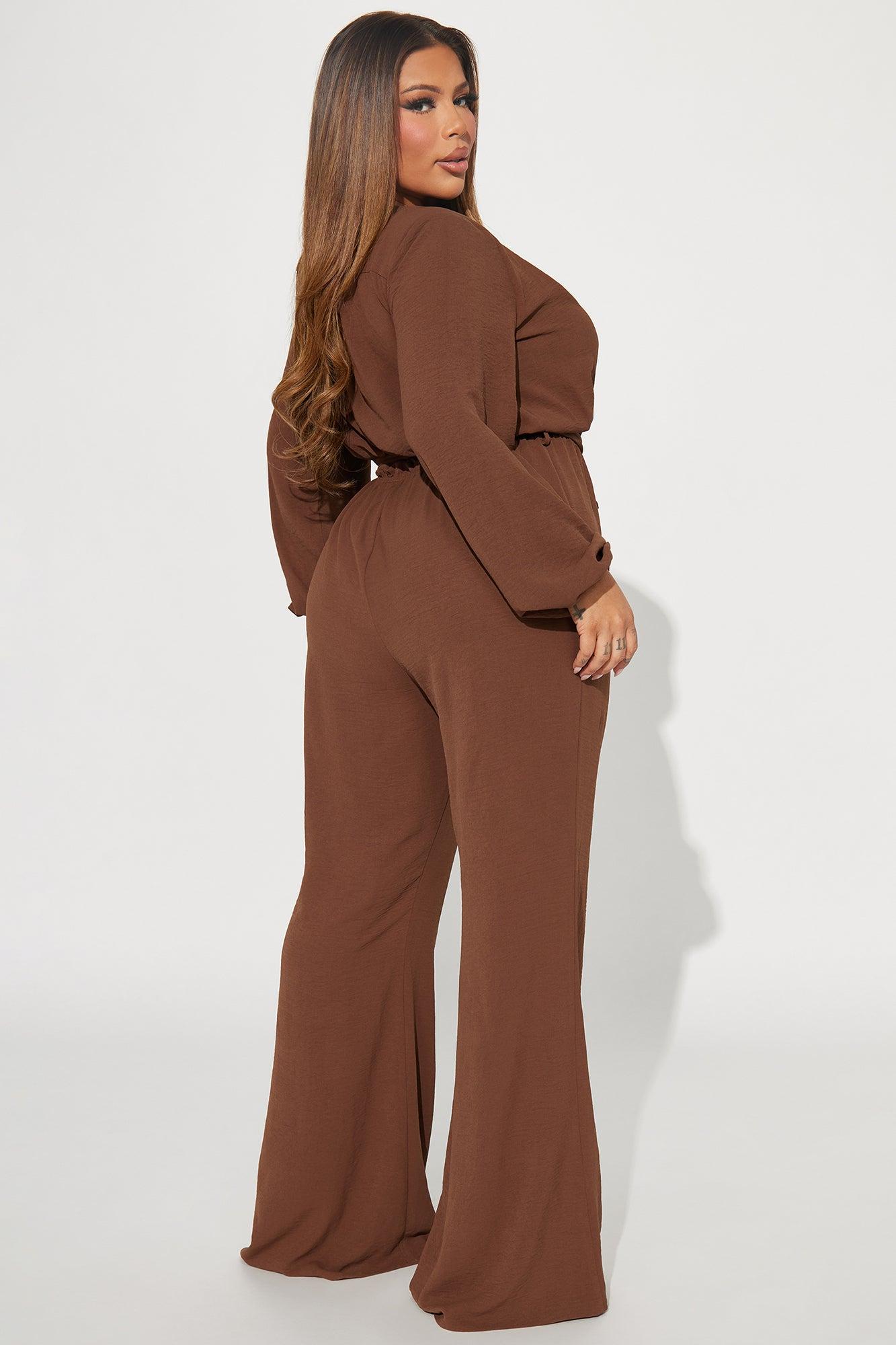 Millie Jumpsuit - Chocolate Product Image