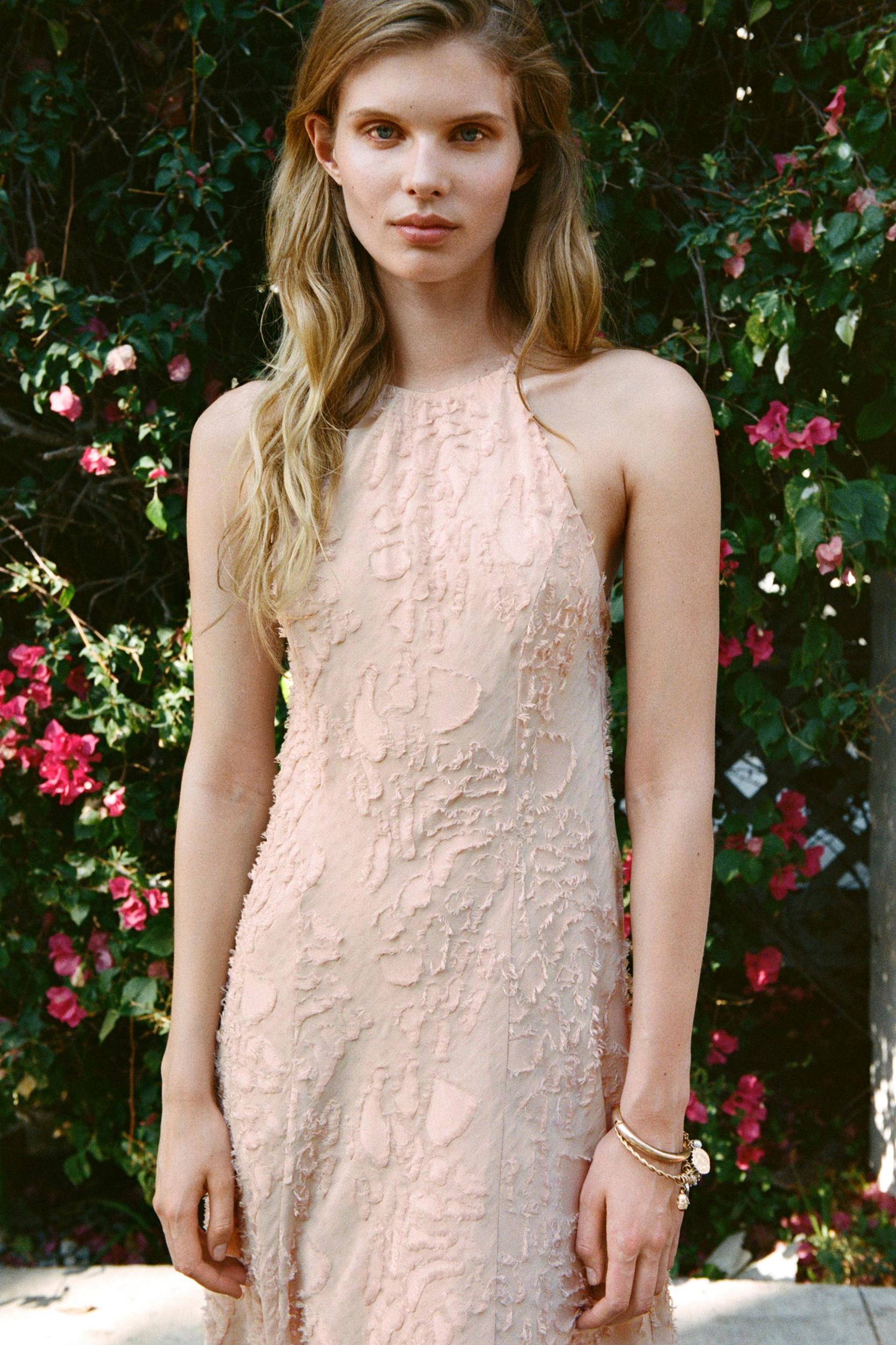 STRUCTURED HALTER DRESS Product Image