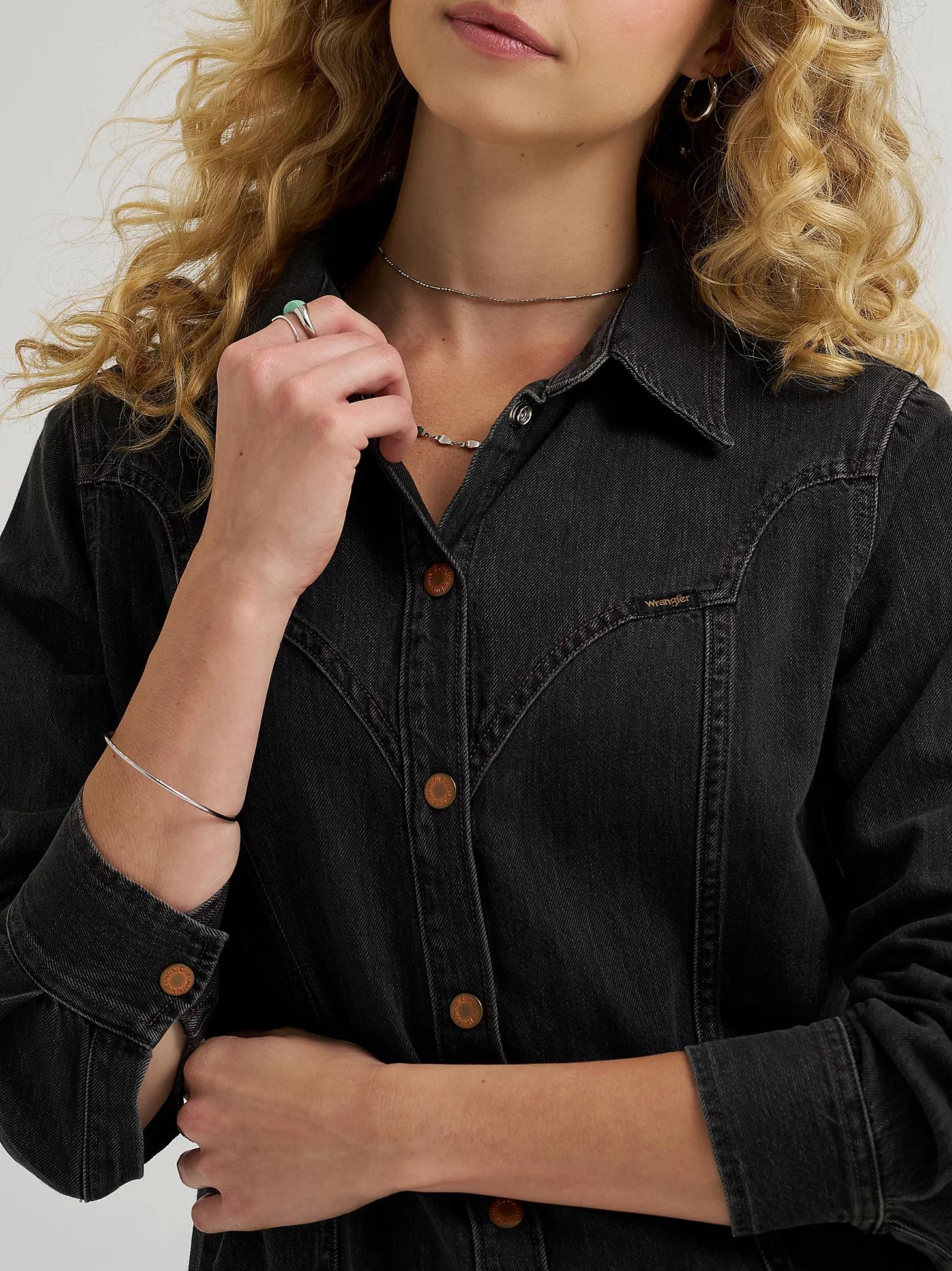 Women's Western Babydoll Dress in Constellation Product Image