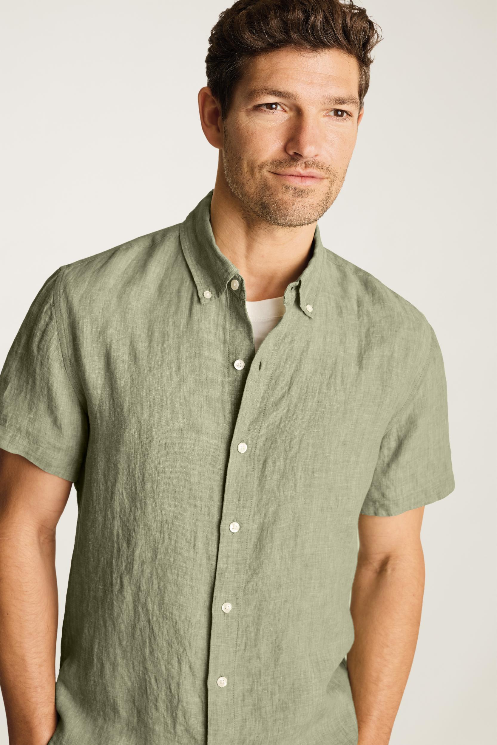 Riviera Linen Short Sleeve Shirt Product Image