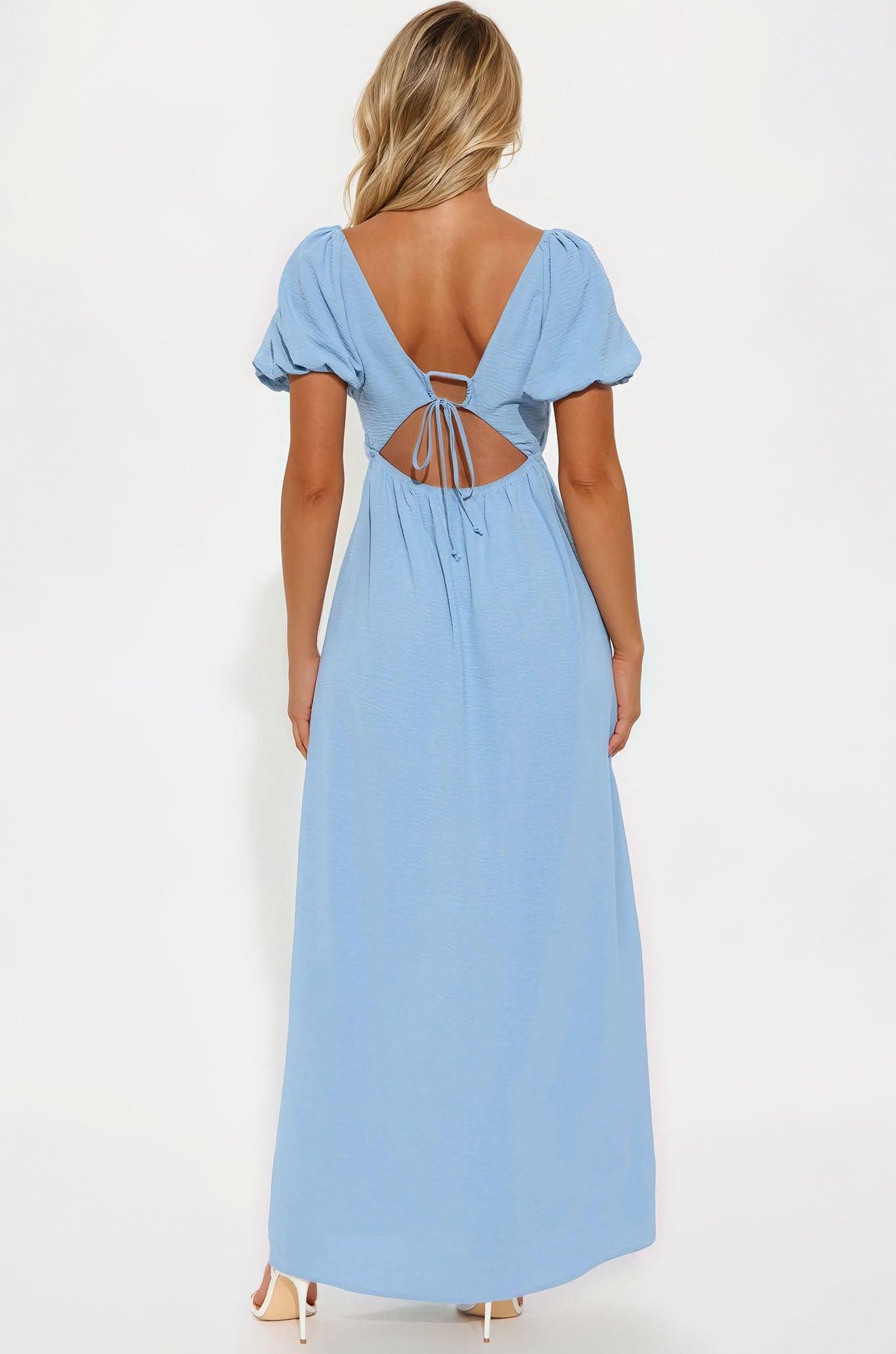 Ashlyn Airflow Maxi Dress - Blue Female Product Image