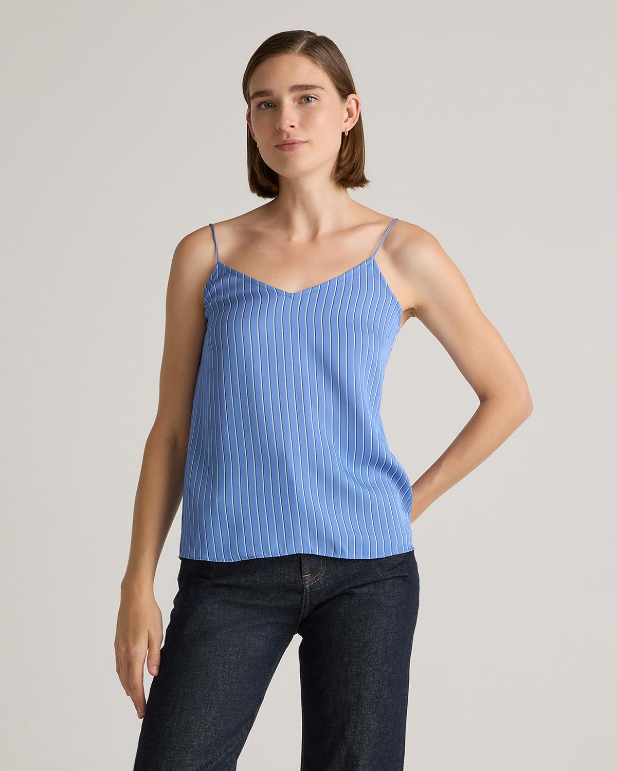Quince | Women's Washable Stretch Silk V-Neck Cami Product Image