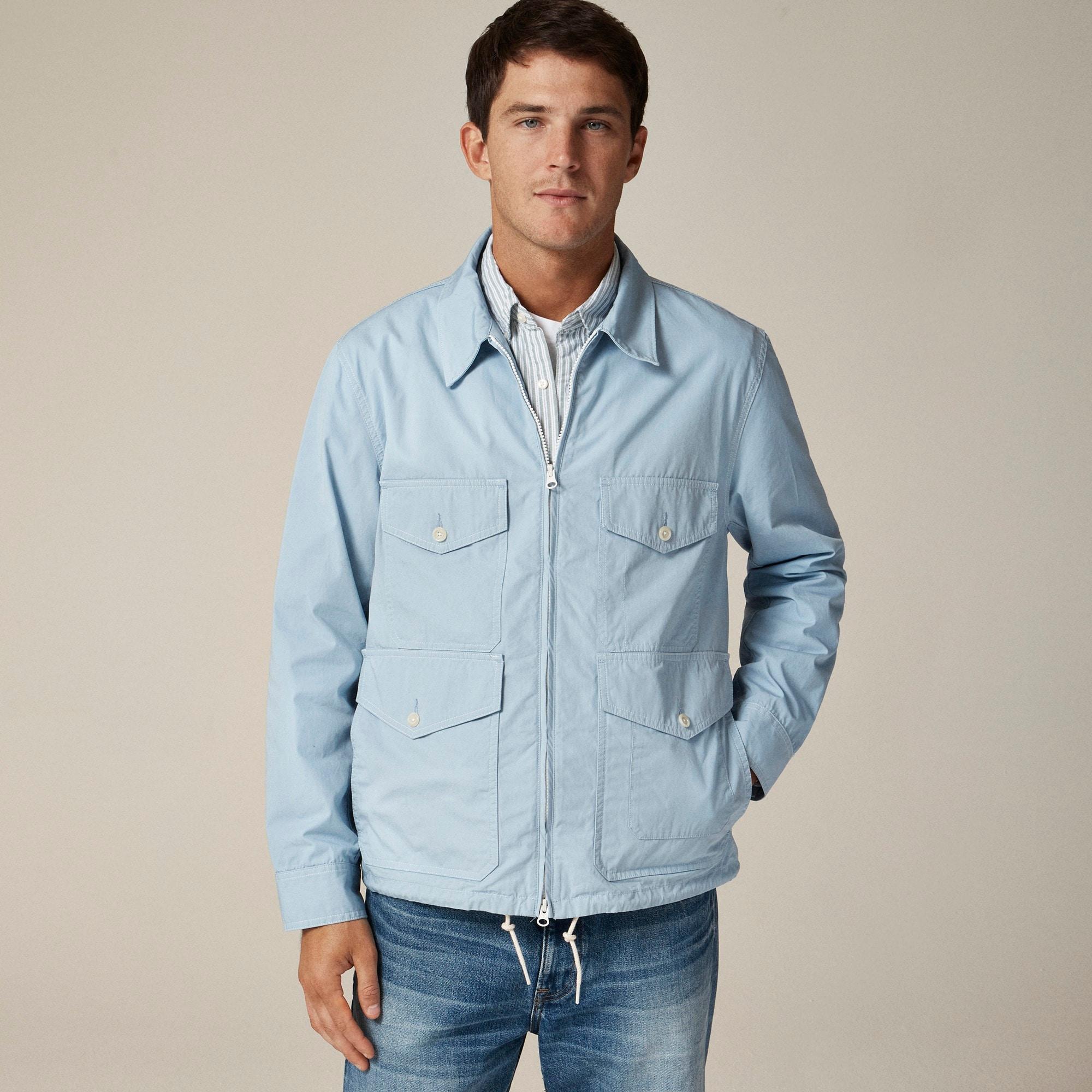 Cruiser jacket in cotton poplin Product Image
