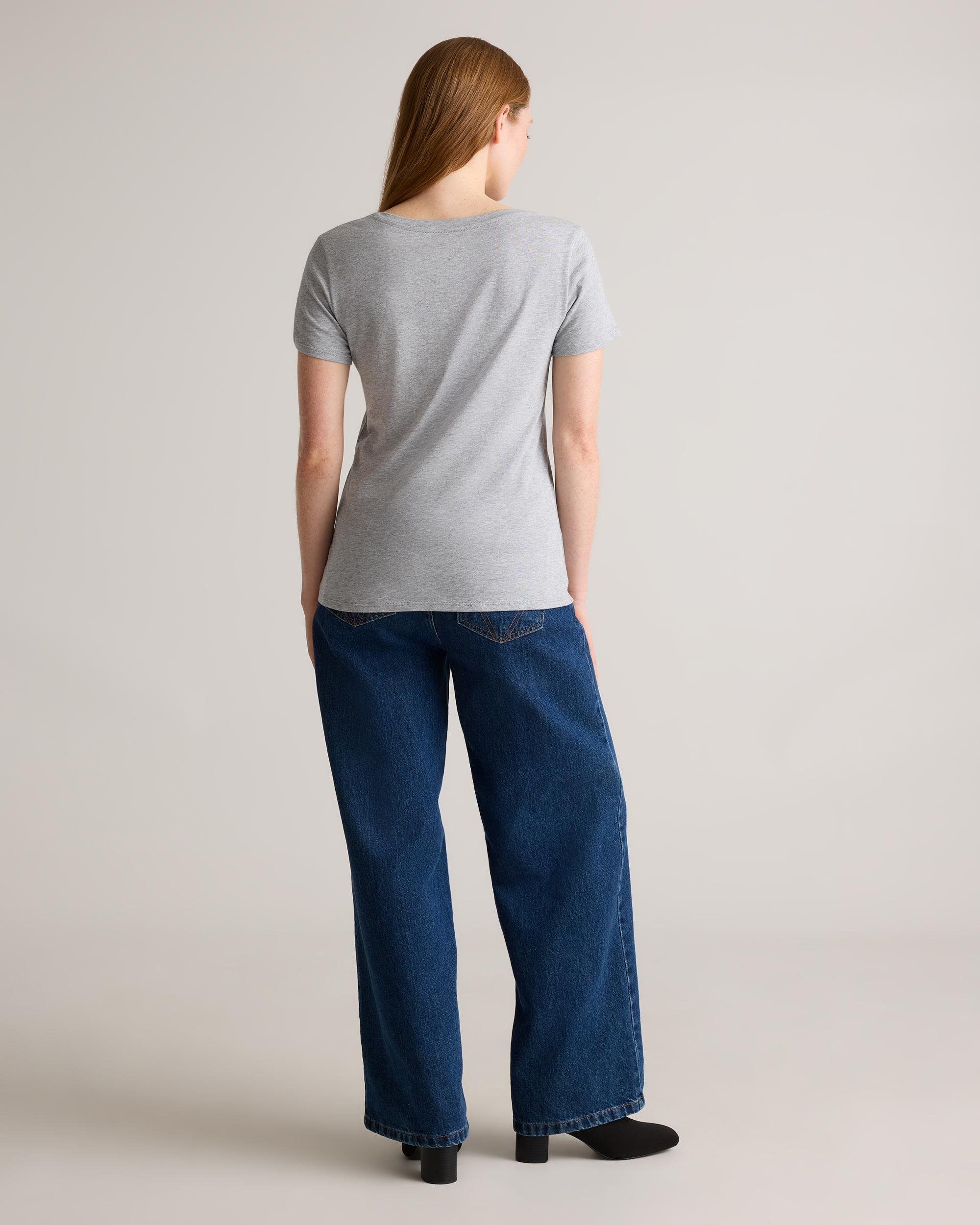 Quince | Women's Cotton Modal Crew Neck T-Shirt Size XS, Cotton/Modal Product Image