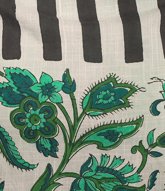 Mo Maya Mojo Hand Printed Pencil Coordinating Midi Skirt Product Image