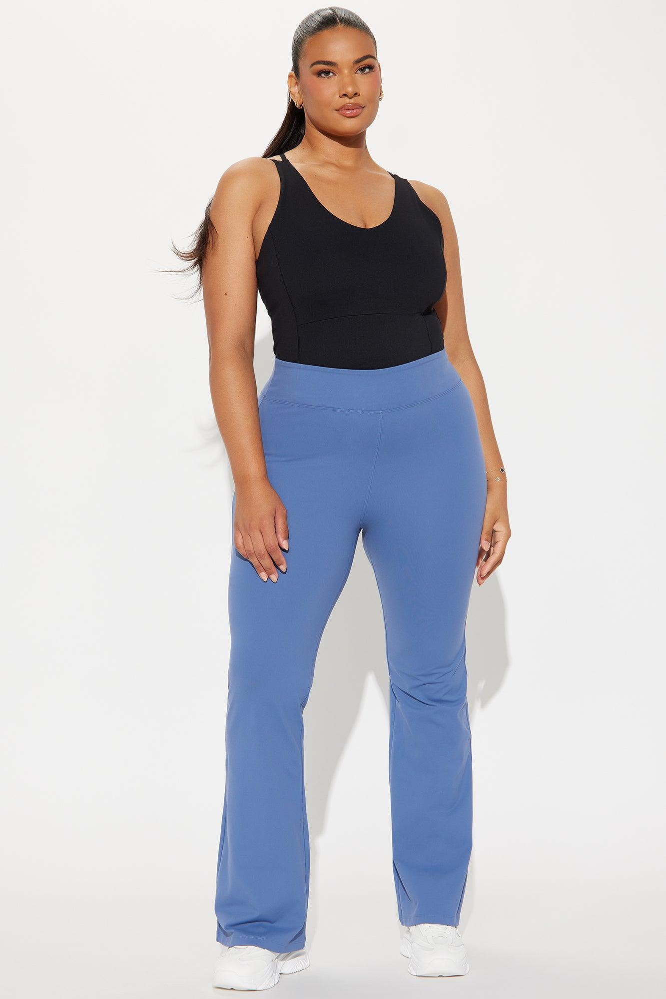 Body Burn Super Soft Active Yoga Pant - Slate Blue Product Image