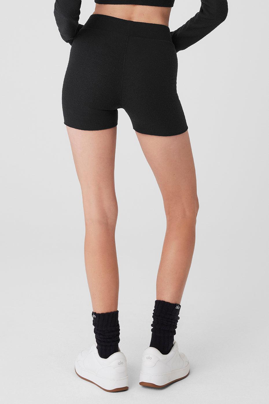 Alolux High-Waist Me Time Short - Black Product Image