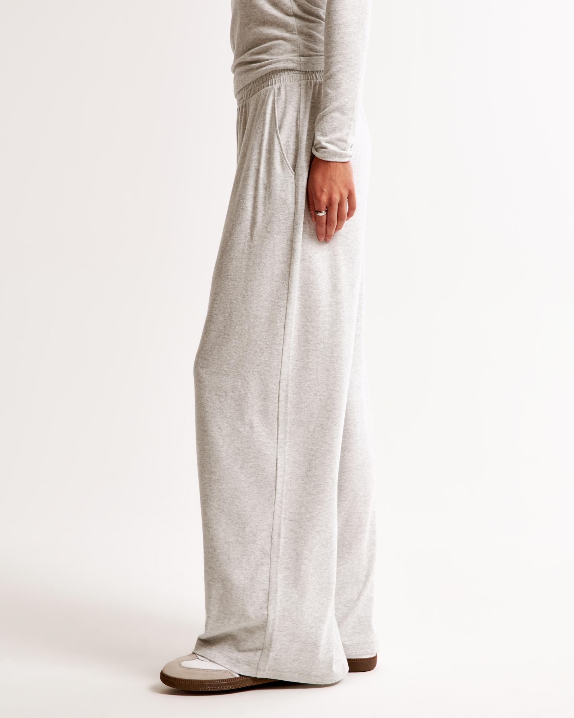 Cozy Lounge Knit Wide Leg Sweatpant Product Image