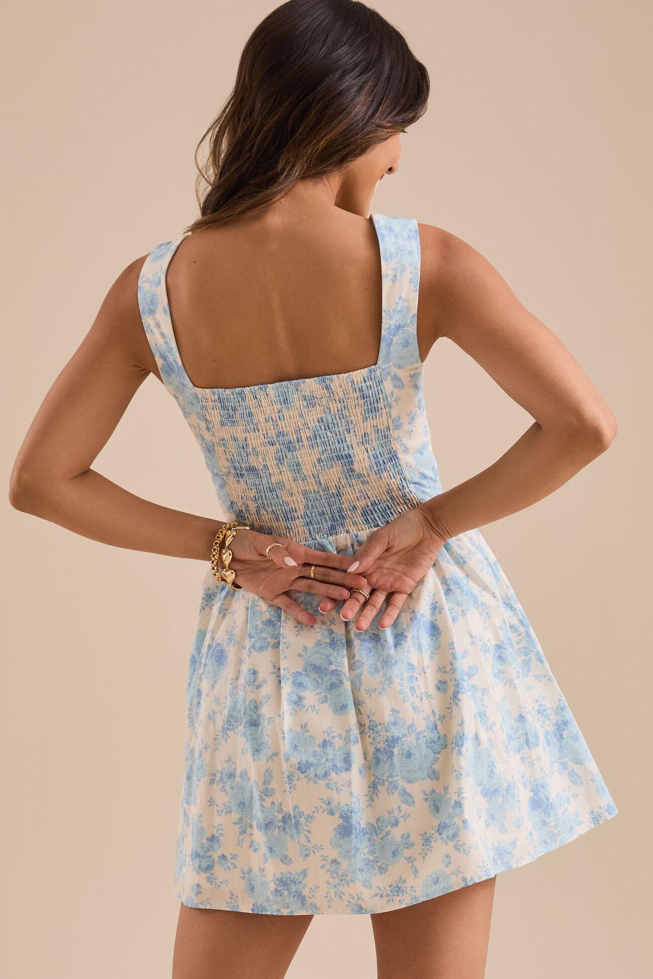Aria Floral Mini Dress Product Image