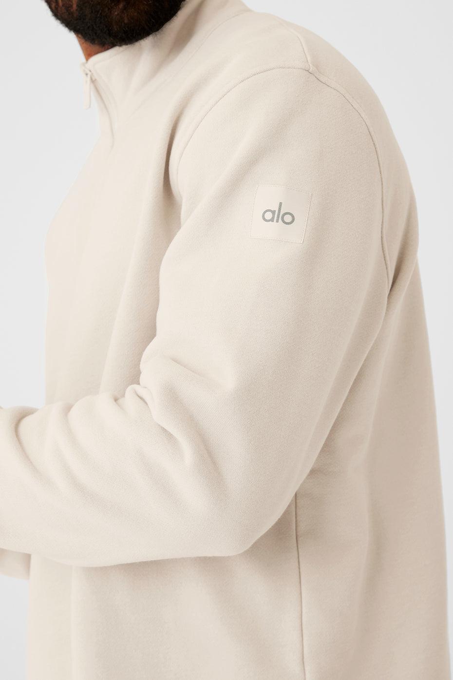 Renown Heavy Weight 1/4 Zip - Bone Male Product Image