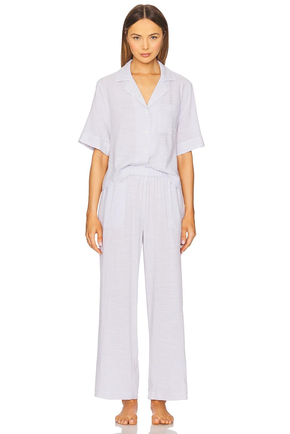 Nautico Relaxed Short Sleeve Pant PJ Set eberjey Product Image