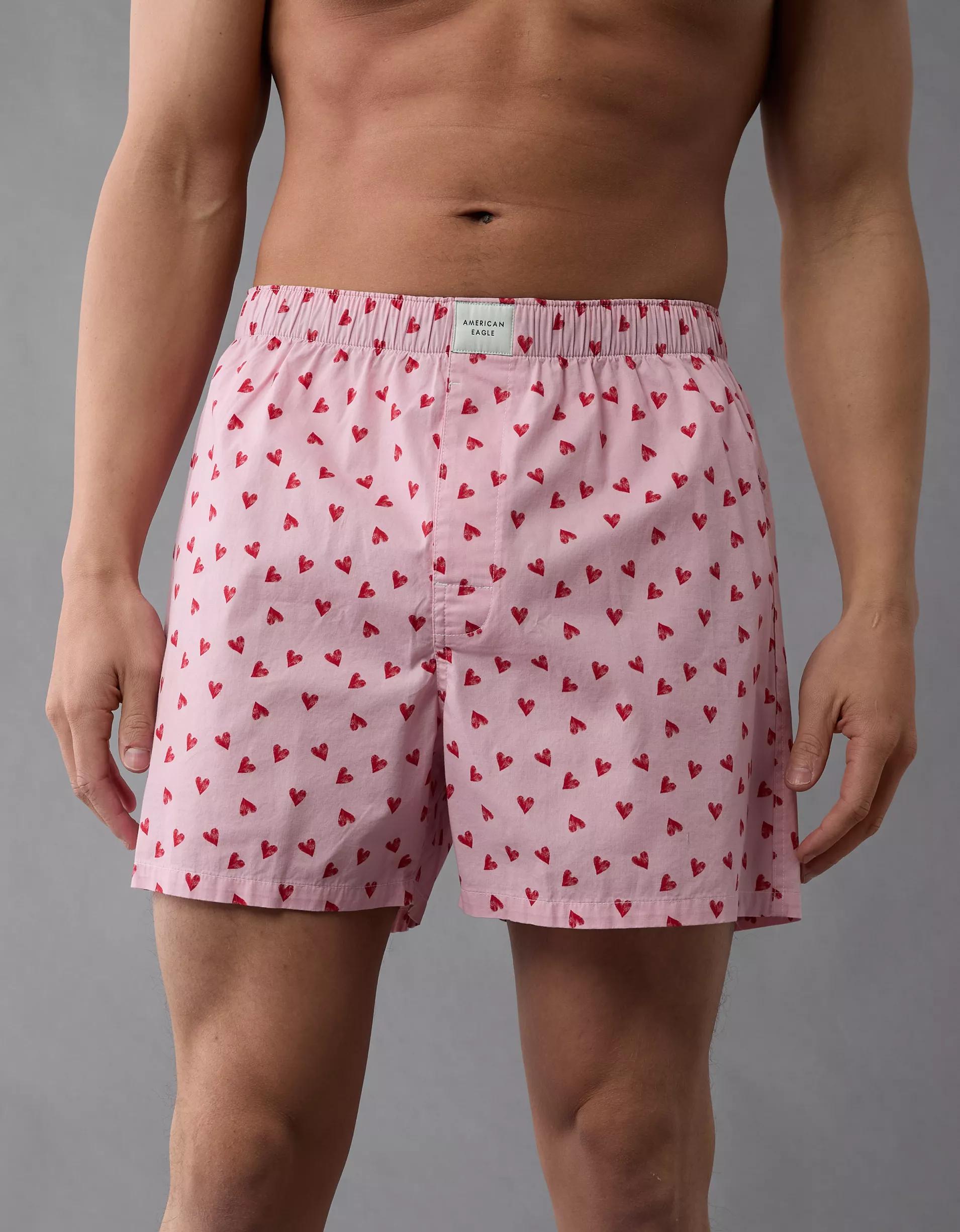 AEO Men's Valentine's Day Hearts Stretch Boxer Short Product Image