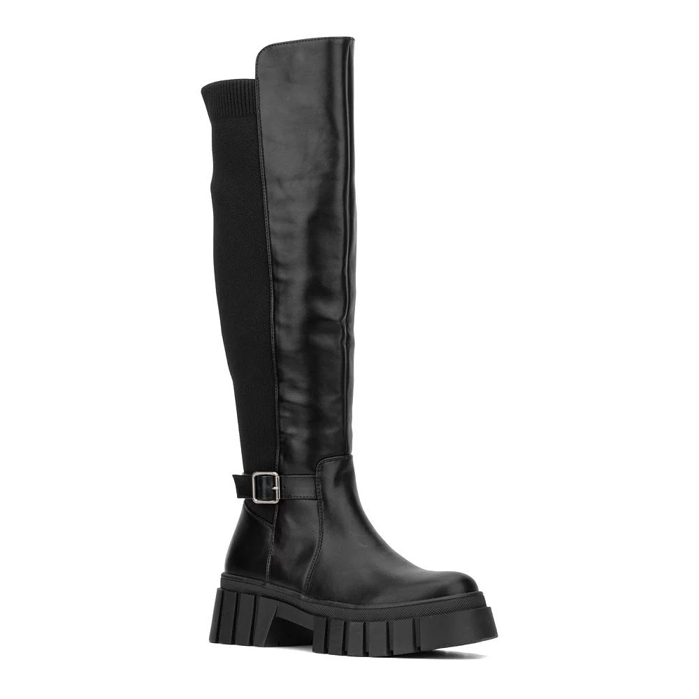 New York & Company Sara Women's Knee-High Boots, Size: 9, Black Product Image