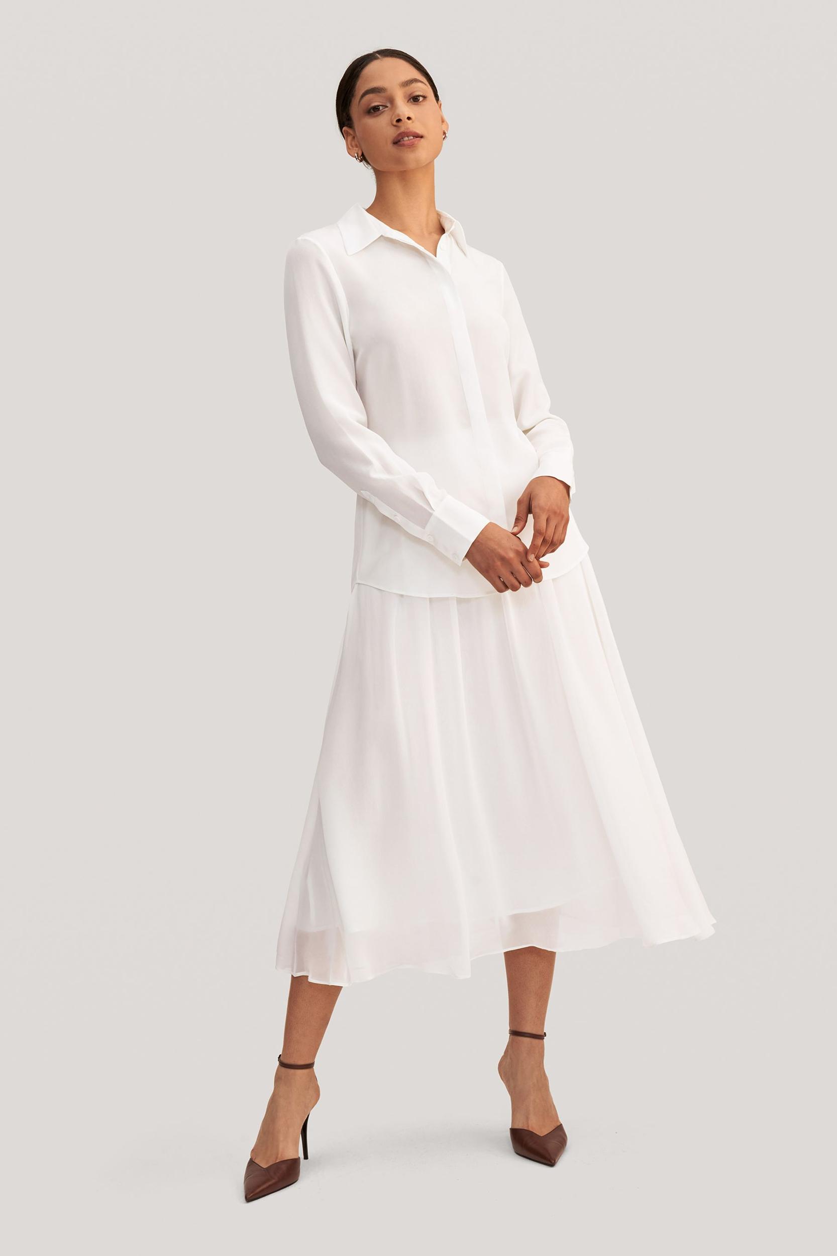 Classic Comfort Silk Shirt Product Image