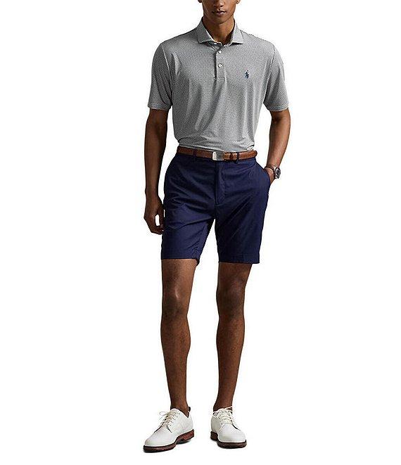 Polo Ralph Lauren RLX Golf Classic Fit Diamond Print Performance Stretch Short Sleeve Polo Shirt Product Image