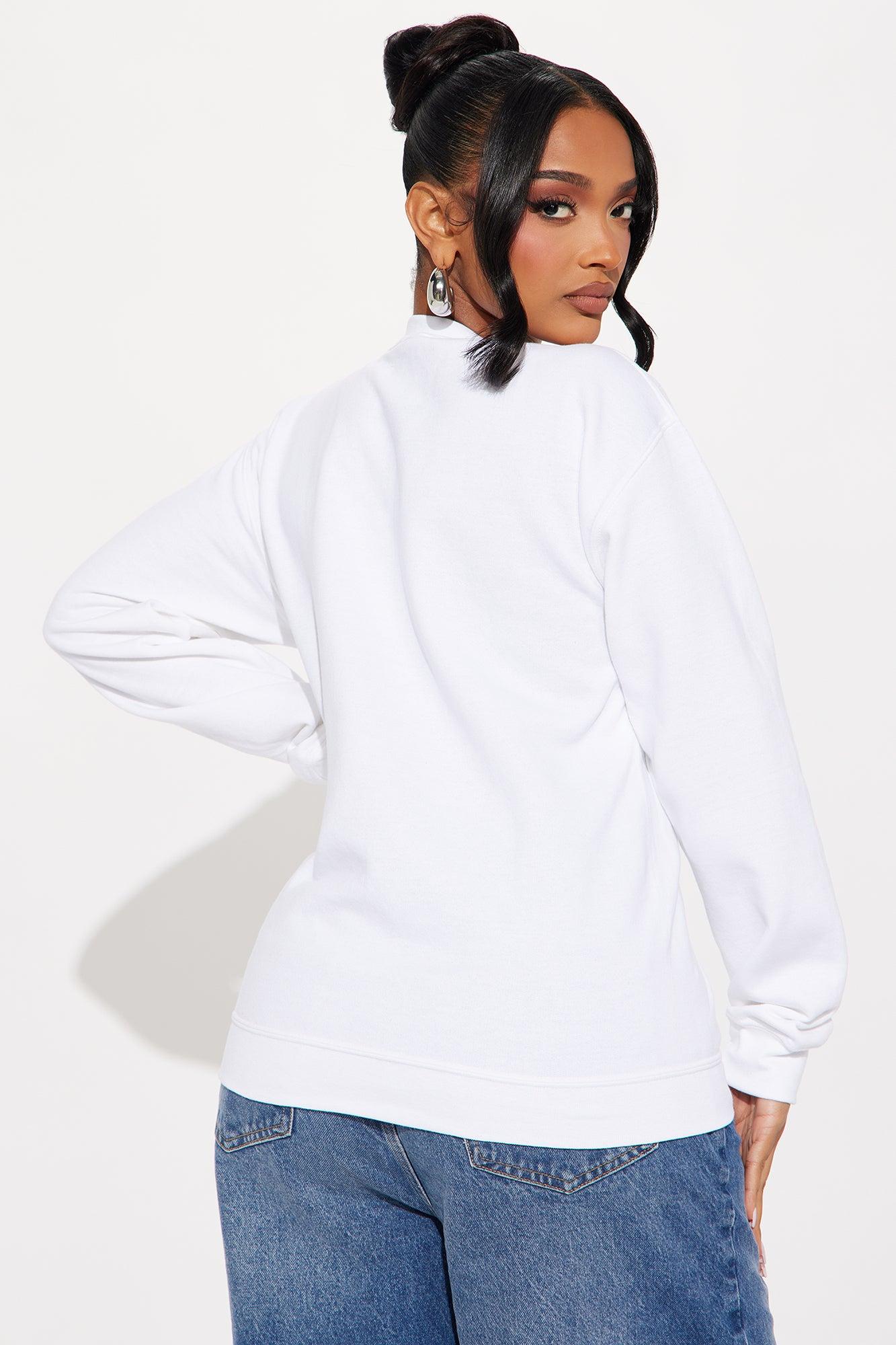 Yale Bulldogs Crew Neck Sweatshirt - White Product Image