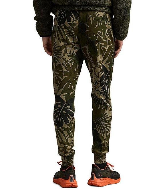 Polo Ralph Lauren Palm-Camo Double-Knit Jogger Pants Product Image