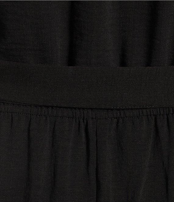 CeCe Plus Size V-Neck Short Sleeve Button Front Midi Shirt Dress Product Image