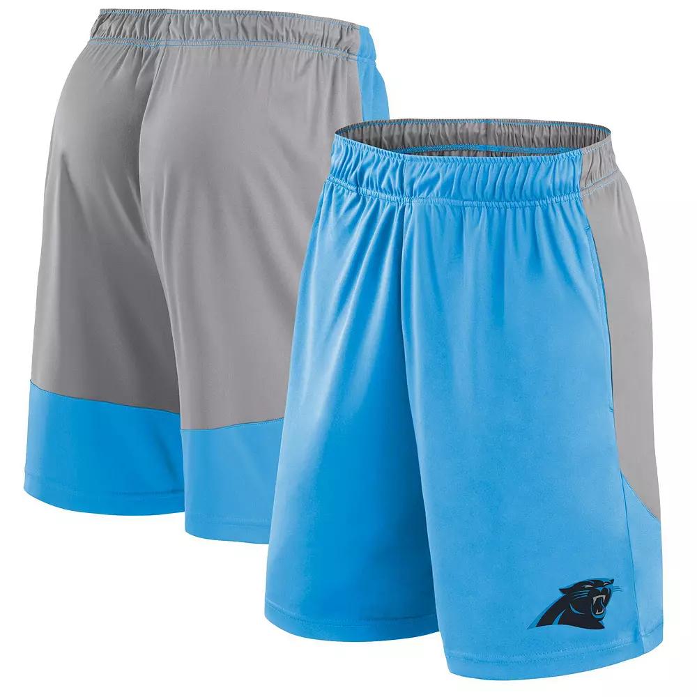Men's Fanatics Blue Carolina Panthers Big & Tall Team Logo Shorts,  Product Image
