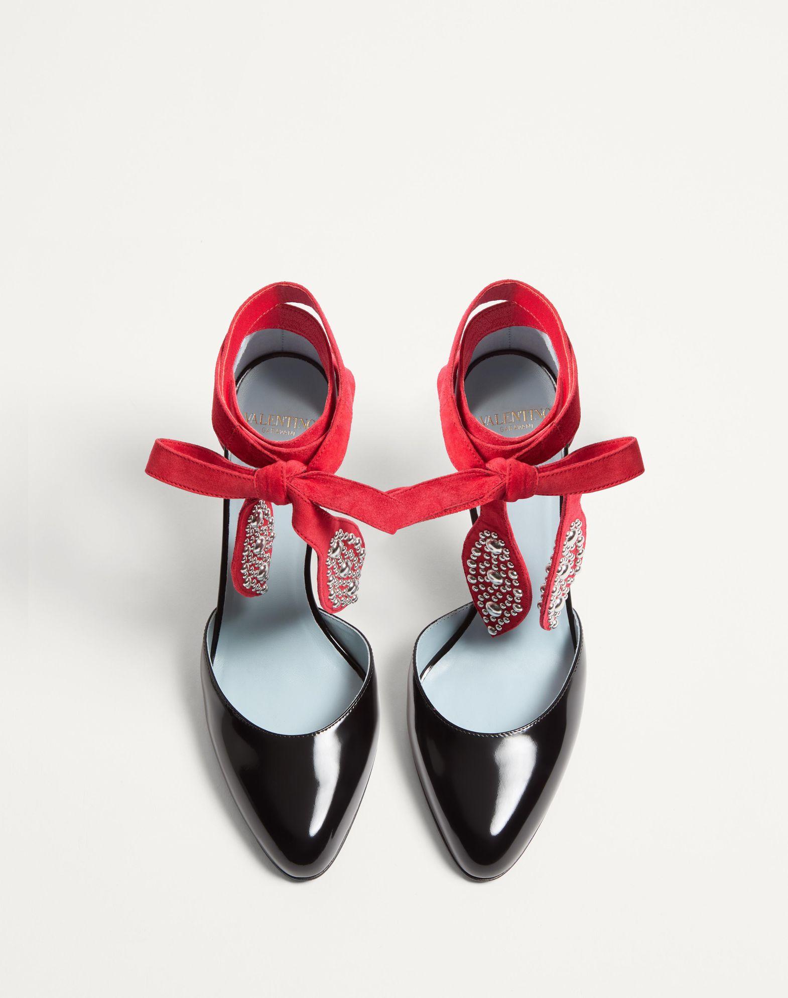 Foliefoliage Pumps In Abrasive Calfskin 85Mm Product Image