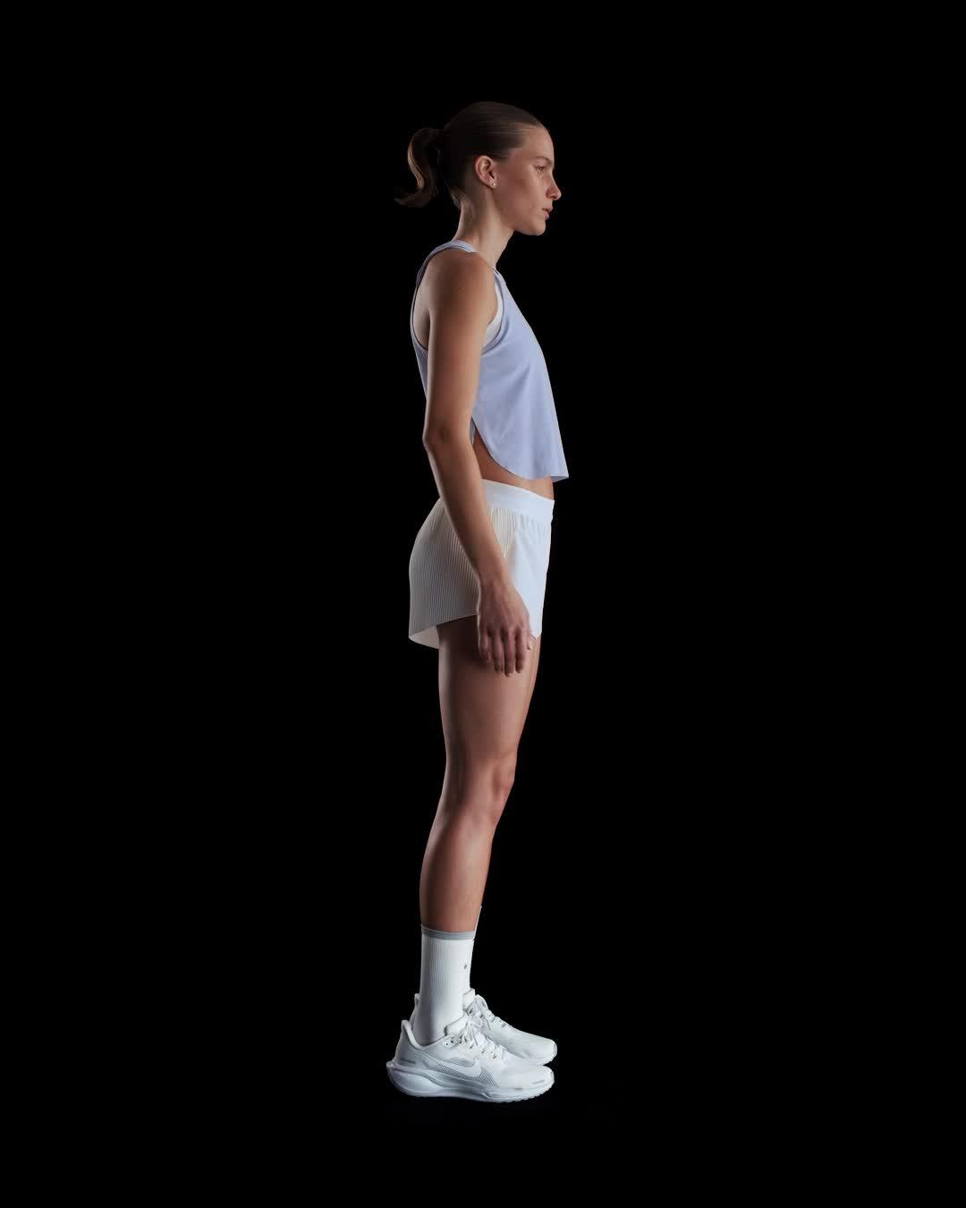 Nike Women's AeroSwift Dri-FIT ADV Cropped Running Tank Top Product Image