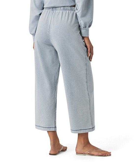 Splendid Terry Knit Mid Rise Lounge Crop Coordinating Pants Product Image