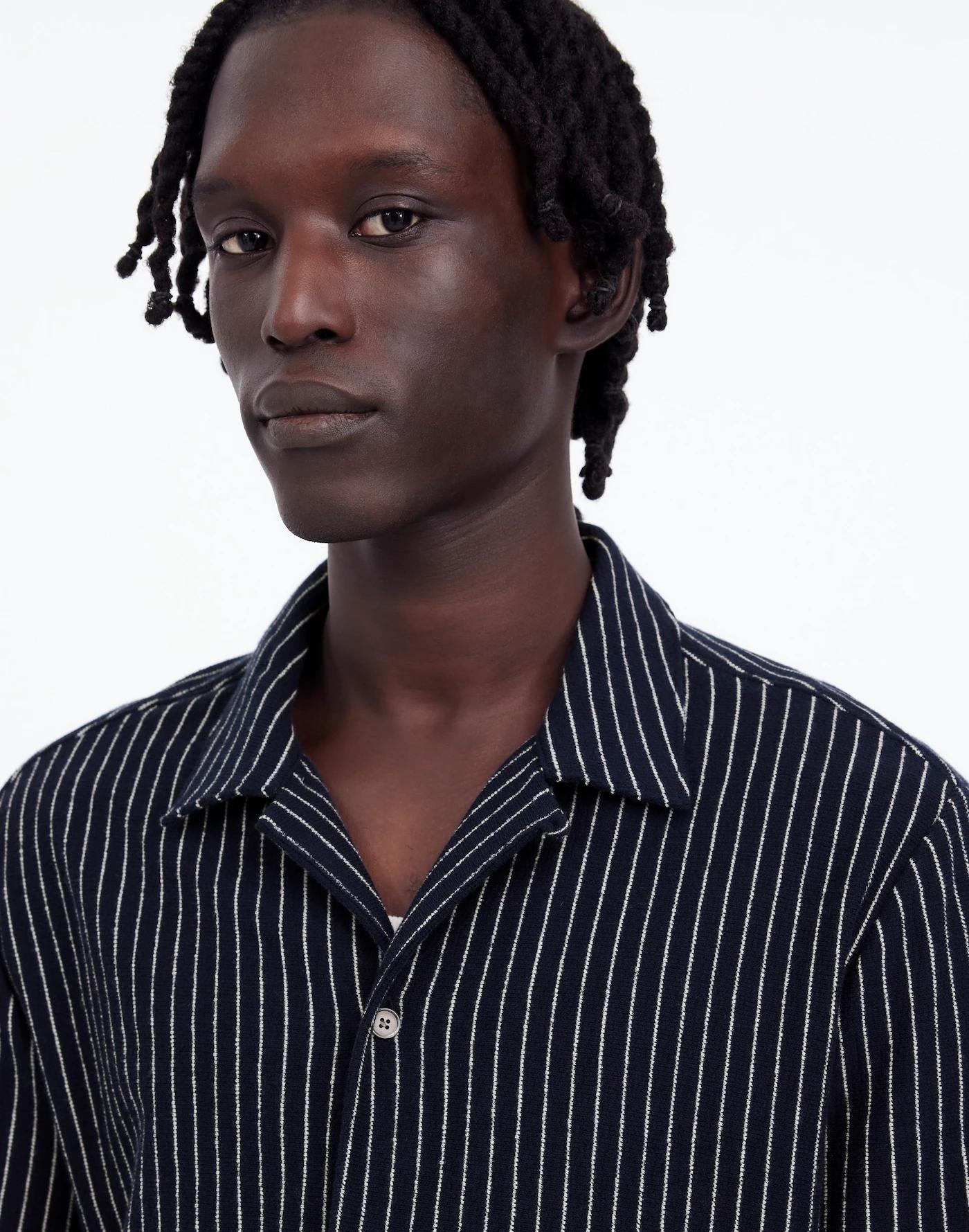 Textured Camp Collar Shirt Product Image