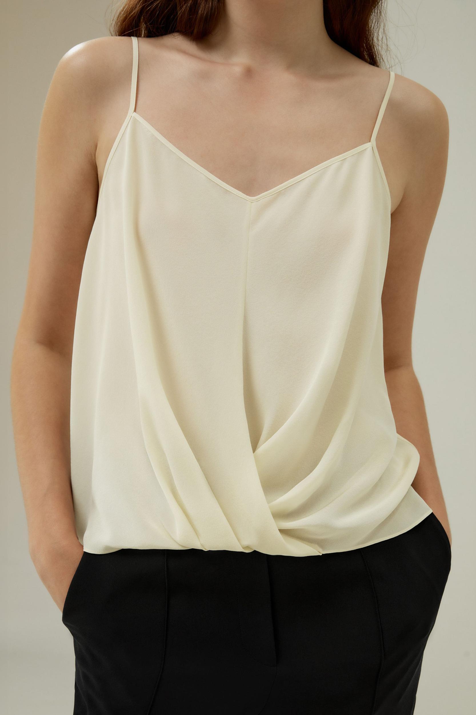 Thin-Strap Crêpe de Chine Cami Product Image