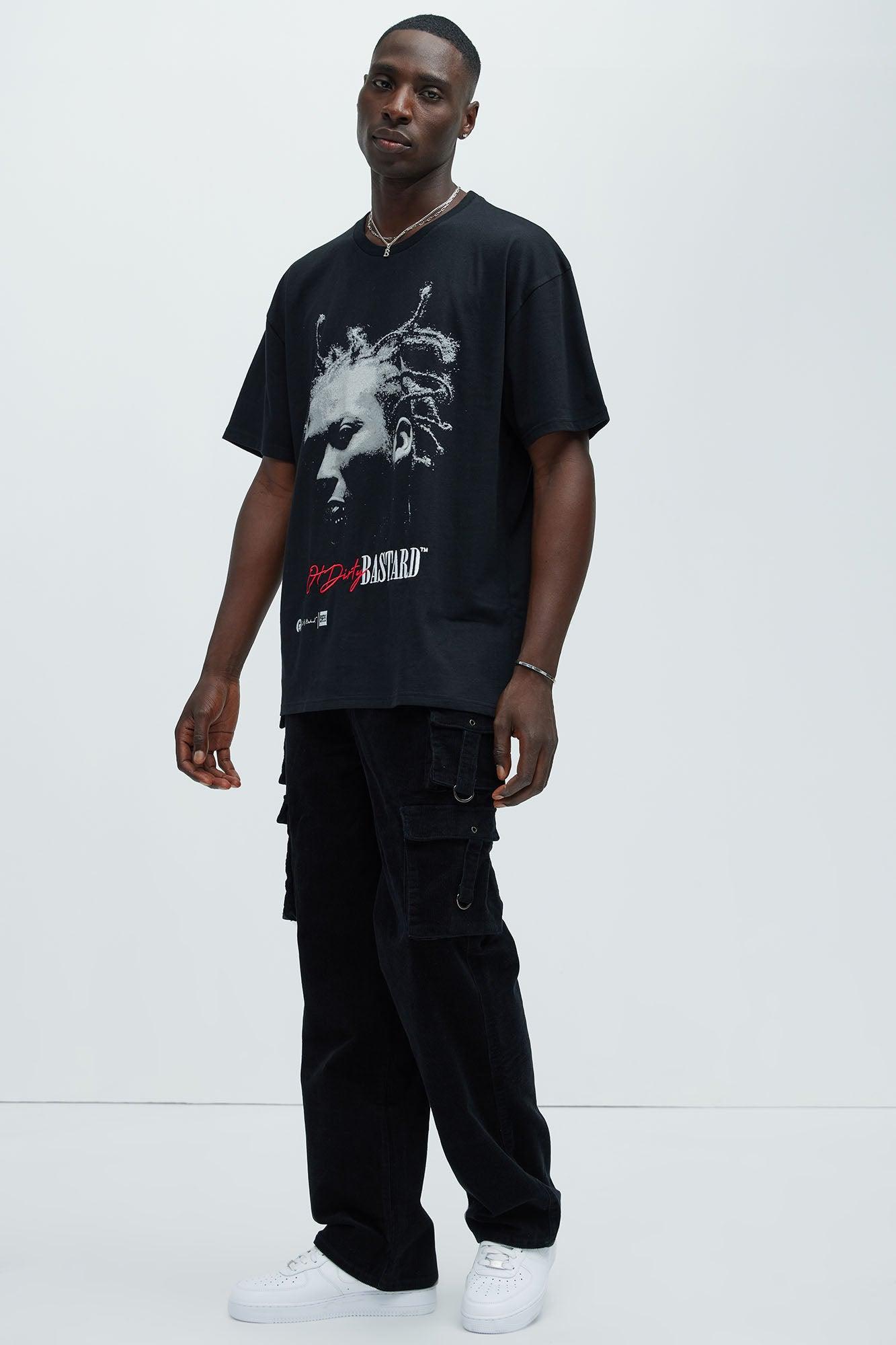 With Me Straight Corduroy Cargo Pants - Black Product Image