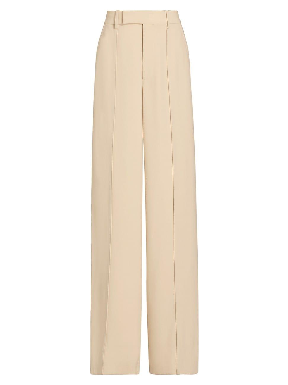 Womens Weyes Crepe Straight-Leg Pants Product Image