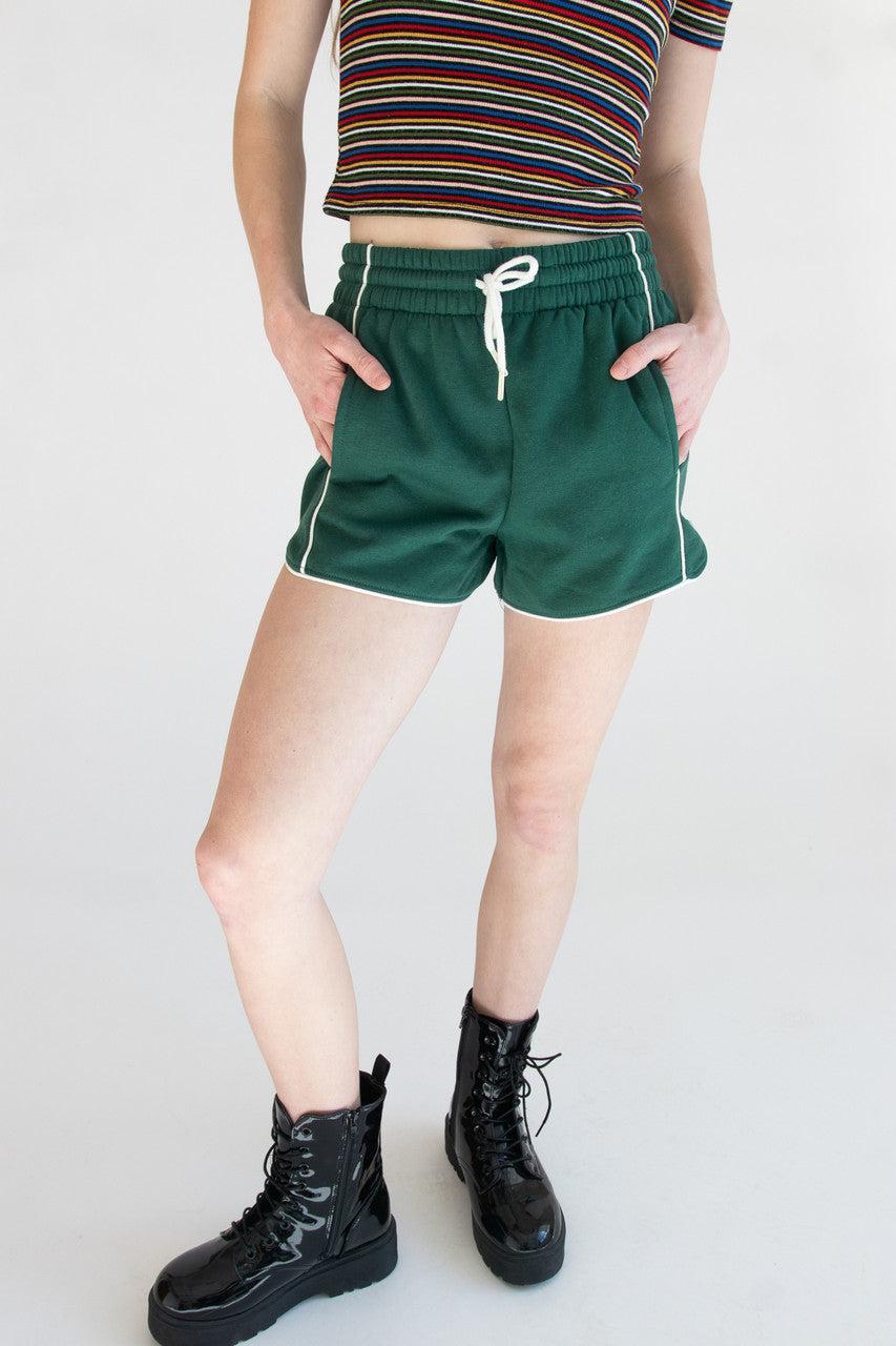 Contrast Piping Dolphin Shorts Product Image
