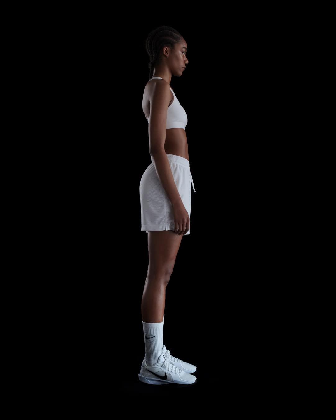 Nike Womens Essential Dri-FIT Mesh Basketball Shorts | HQ8961-100 Product Image