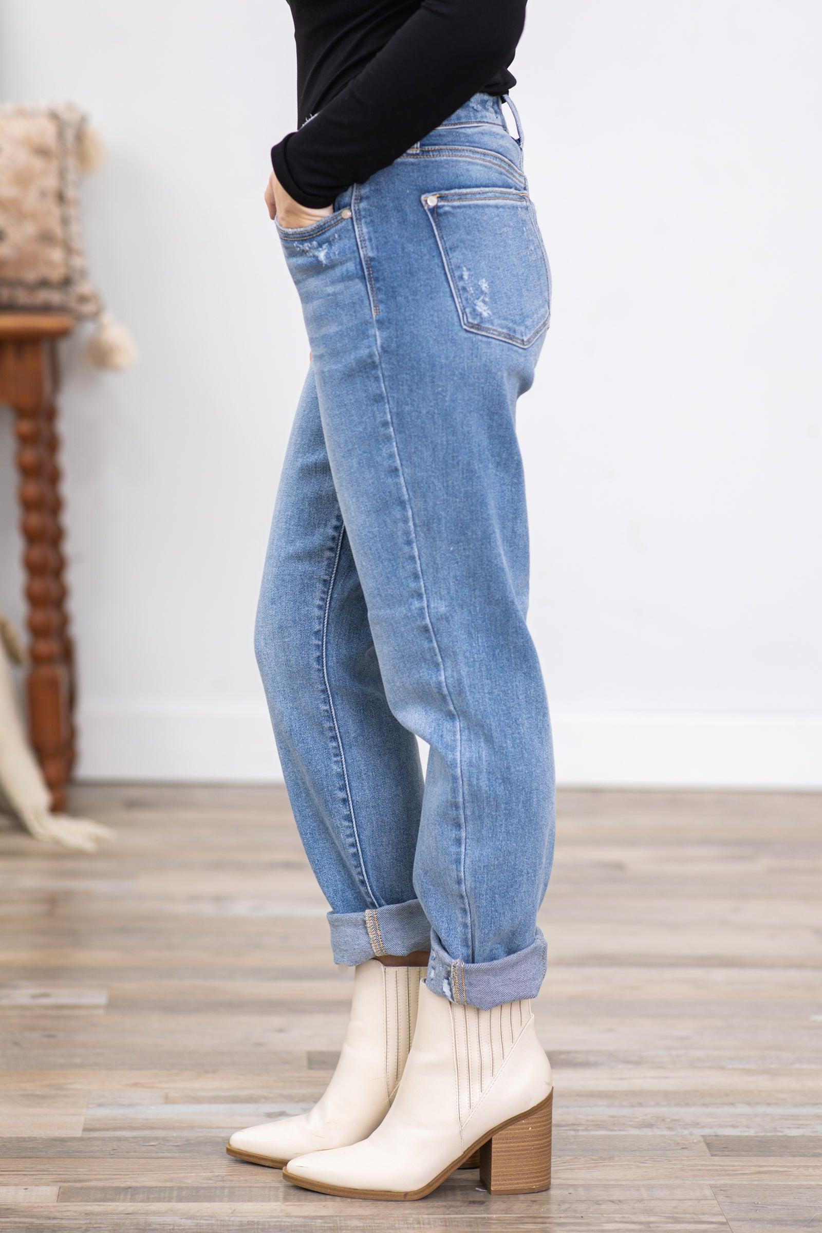 Judy Blue Lightly Distressed Slim Fit Jeans Product Image