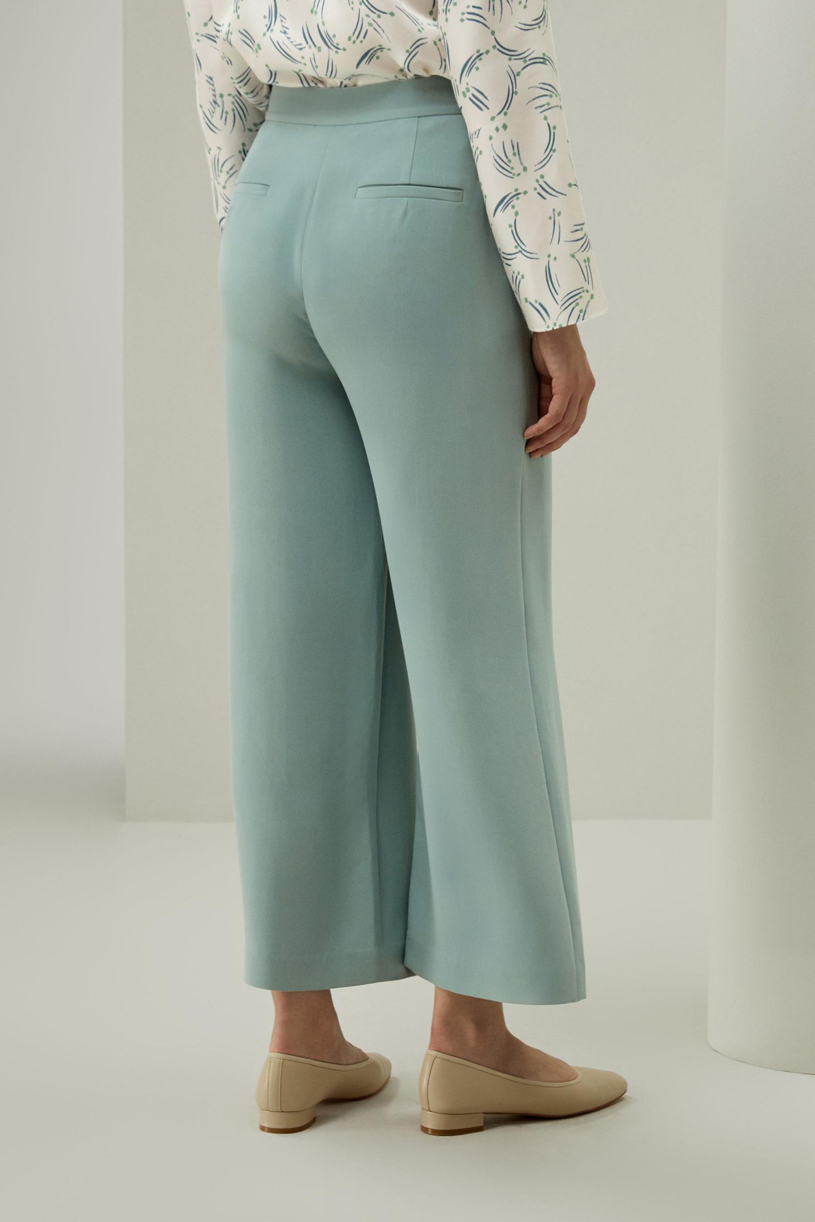 LILYSILK Silk Trousers - Womens - Royal Blue 100% Organic Silk - High-Quality Wide Leg Pants 16 Product Image