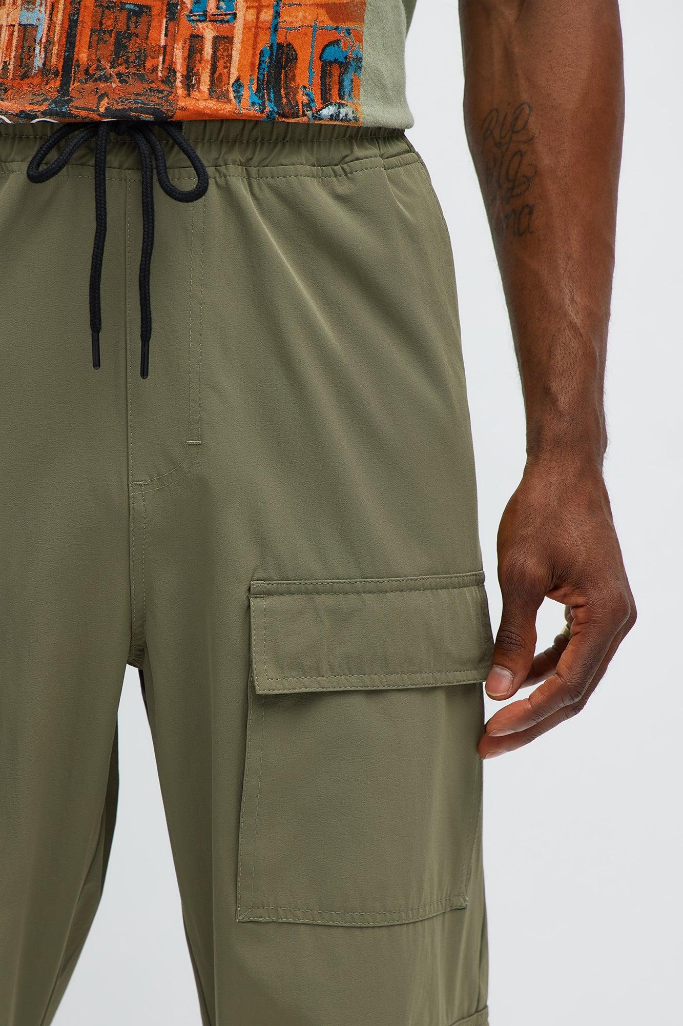 Straight Many Phases Cargo Pants - Olive Male Product Image