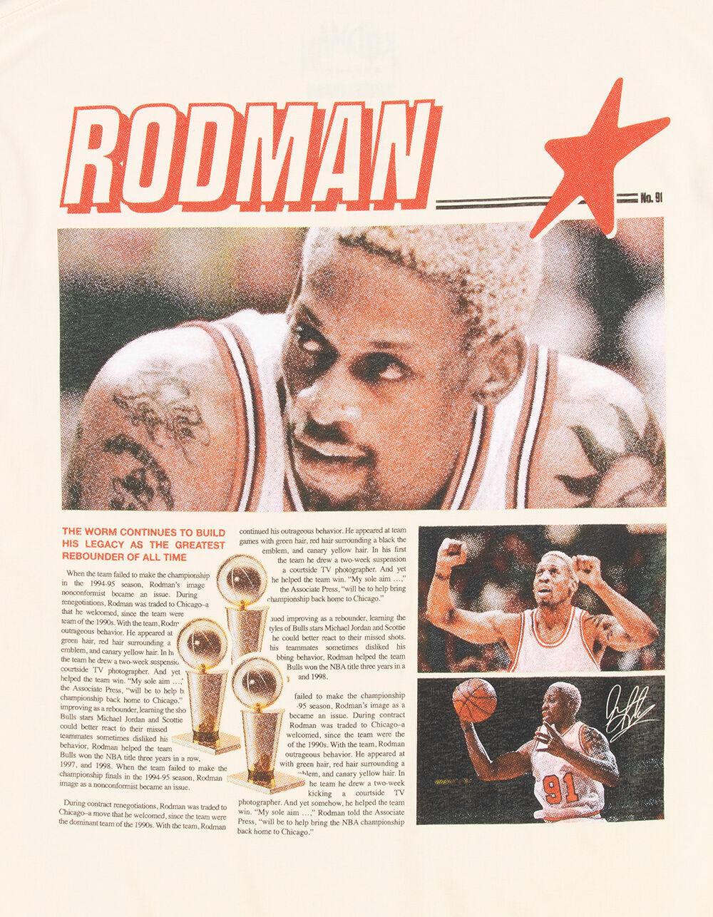 RODMAN Tabloid Mens Boxy Tee - CREAM Product Image